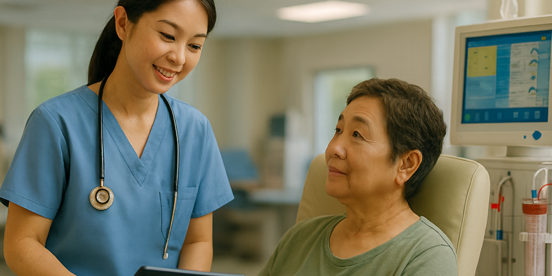 Image GPT_Do EHR Sustems Like RenalGEnie Truly Make Work Easier for Dialysis Nurses